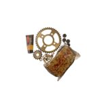 ست دنده زنجیر ویو 108 دانه (36/14) با پیچ و مهره و خار دنده عقب و جلو (توگود) (کوکما)