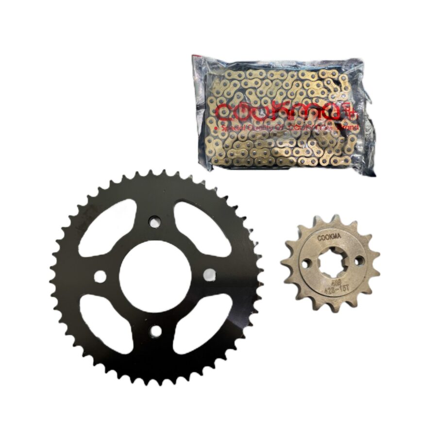 Chain gear set sym na180 and lucky 185 (Kokma) ست دنده زنجیر sym na180 و لاکی 185 با کد فنی (T-08-06) (کوکما) - Image 1