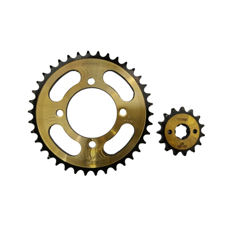 Honda 200 flat CG 200 FLAT front and rear gears(Kokma) دنده عقب و جلو هوندا 200 تخت CG 200 FLAT با کد فنی (T-07-004) (کوکما) - Image 1