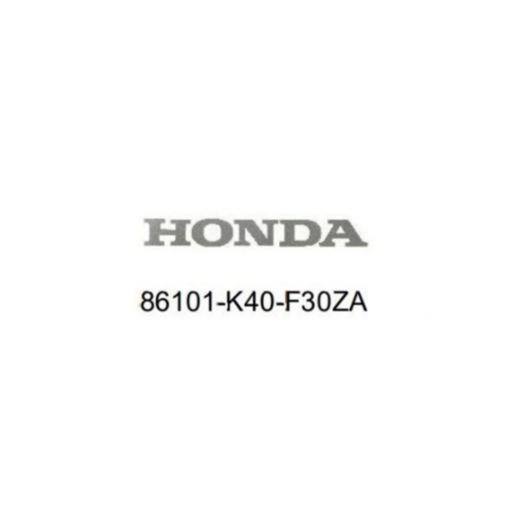 HONDA FORZA front bumper logo (Honda) آرم HONDA طلق جلو FORZA با کد فنی (86101-K40-F30ZA) (هوندا) - تصویر 1