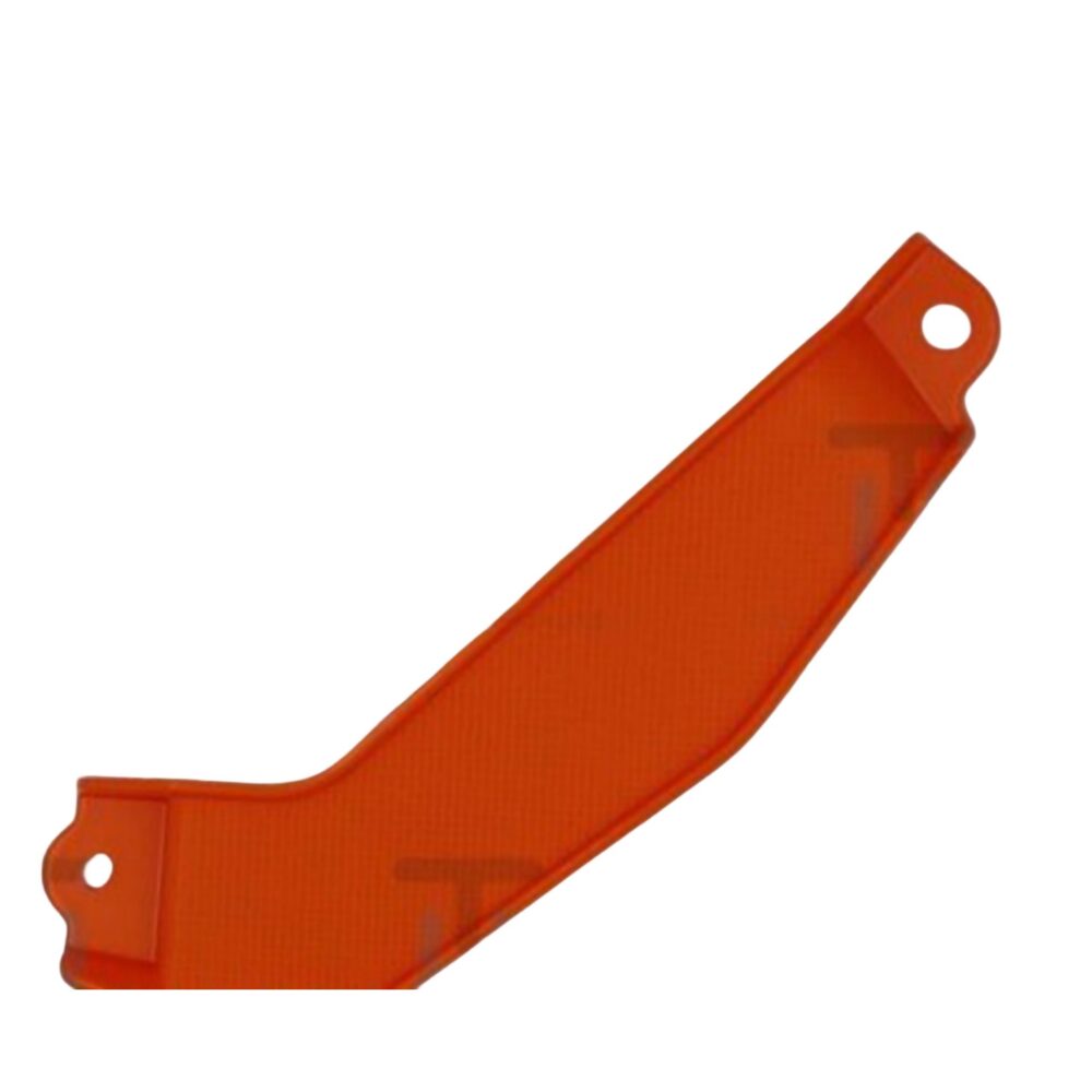 Orange small right latch cover CLICK150(Honda) کاور لچکی کوچک راست نارنجی CLICK150 با کد فنی (64330-K59-A70ZD) (هوندا) - Image 1