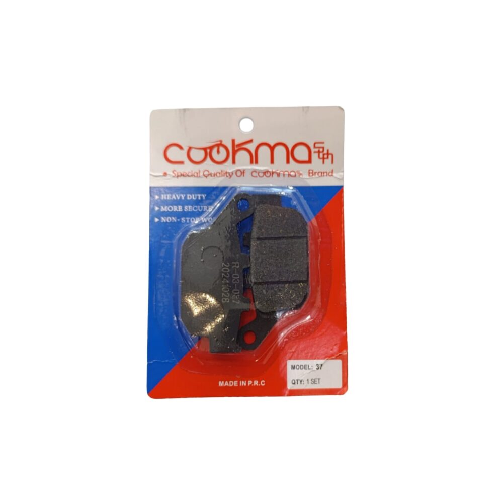 618875115686cd21d8f906071084933 لنت ترمز دیسکی عقب CBR و CF کد 37 با کد فنی (R-03-037) (کوکما) - تصویر 1