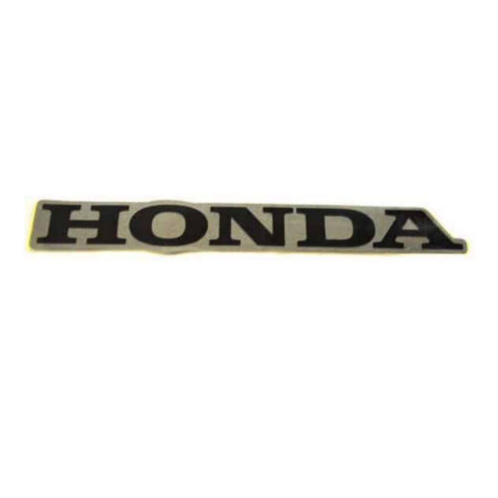 Honda logo next to the headlight, glossy black, BEAT 2022 (Indonesia) (Honda) آرم هوندا بغل چراغ مشکی براق BEAT2022 با کد فنی (86102-K81-NC0ZA) (اندونزی) (هوندا) - تصویر 1
