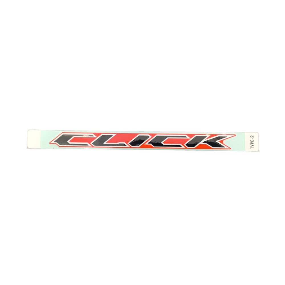 Orange guitar logo CLICK125 (Honda) آرم گیتاری نارنجی CLICK125 با کد فنی (86833-K60-T70ZD) (هوندا) - تصویر 1