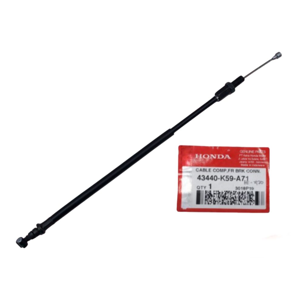 Rear Small Brake Cable CLICK150 (Honda) سیم ترمز عقب کوچک CLICK150 با کد فنی (43440-K59-T11) (هوندا) - تصویر 1