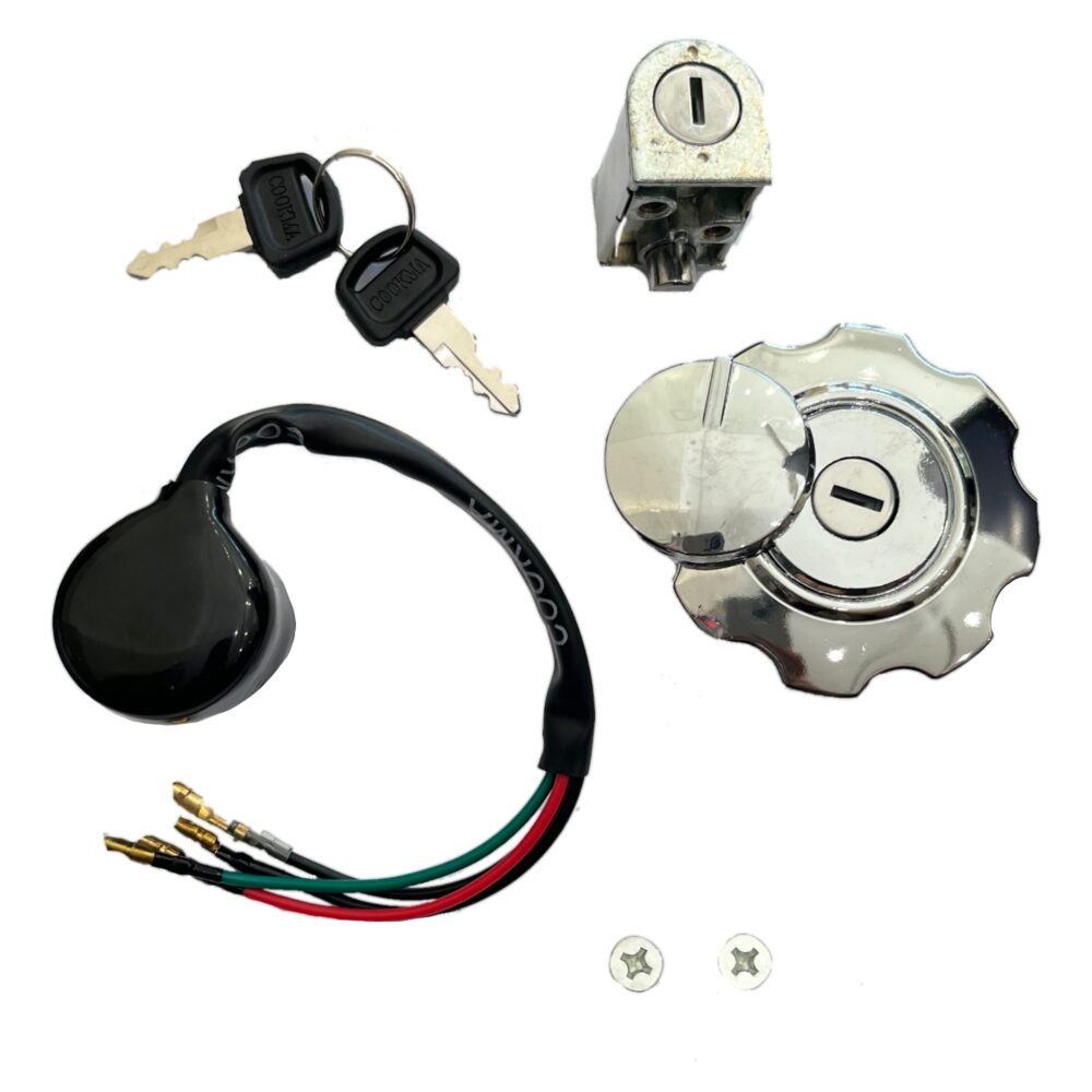 48257333967592cf0171ff370702514 سری سوییچ مشکی و استیل هوندا 125 با کد فنی (B-02-002) (کوکما) - Image 1