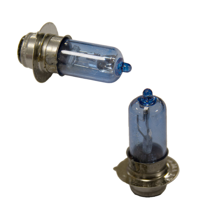 Blue halogen CDI gas headlight bulb, code JF (Kokma) لامپ چراغ جلو گازی CDI یخی هالوژنی آبی کد JF (کوکما) - Image 1