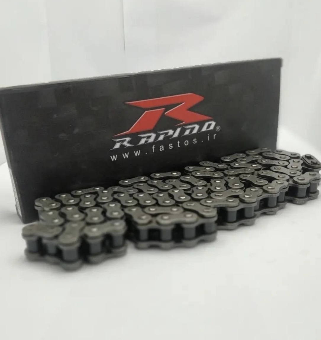 Rapido motorcycle chain, model 428H_128 زنجیر چرخ موتور سیکلت راپیدو مدل 428H_128 - Image 1