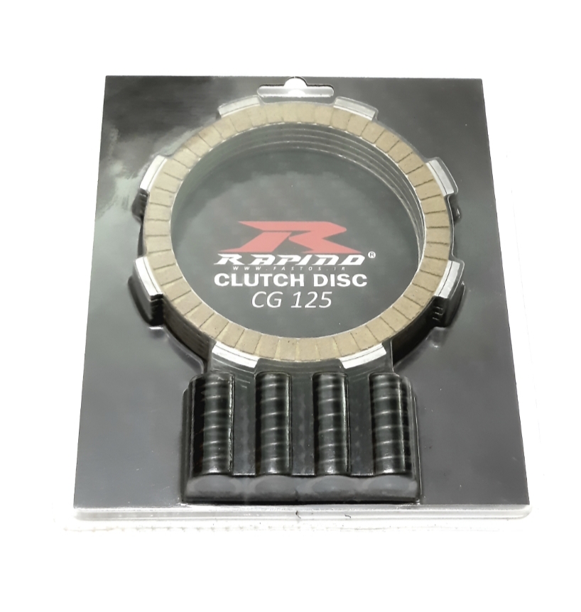 high friction paper spring clutch plate Rapido CG.CDI صفحه کلاچ فنر دار کاغذی با ضریب اصطکاک بالا راپیدو CG/CDI - Image 1
