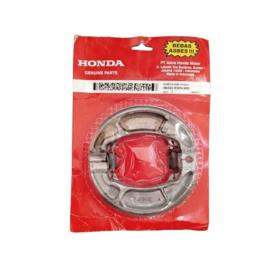 rear-disc-brake-pads-click150-indonesia-honda لنت ترمز کاسه ای عقب CLICK150 با کد فنی (06430-KWN-900) (اندونزی) (هوندا) - Image 1