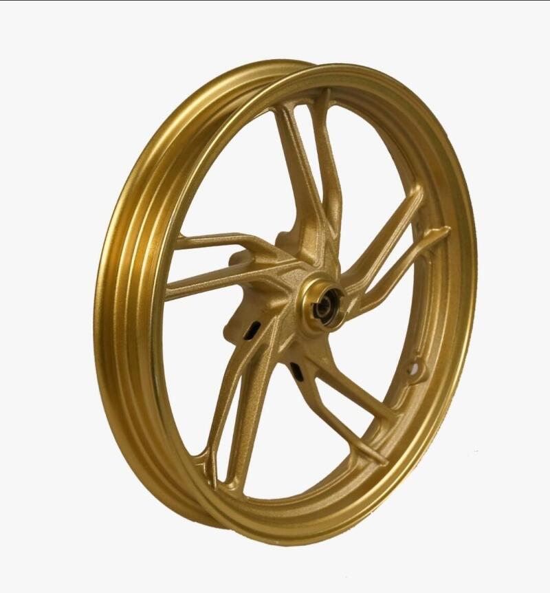 Click 150 front disc aluminum wheel.. چرخ آلومینیومی جلو دیسکی کلیک 150 حدید روان - Image 1