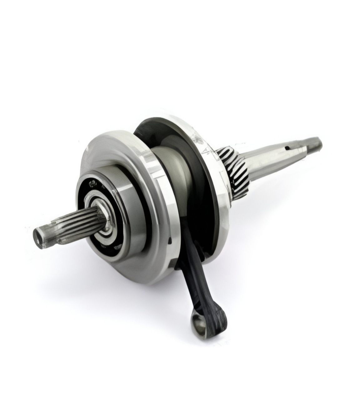 Complete crankshaft with timing gear CG125 Rapido CG.CDI میل لنگ کامل با دنده تایم CG125 راپیدو CG/CDI - Image 1
