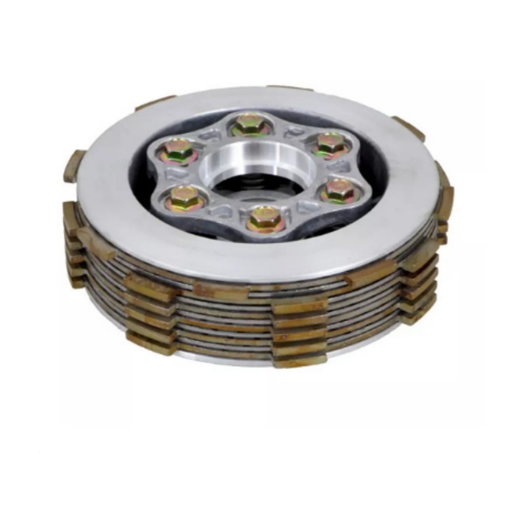 Four 6-bolt clutch complete with Lyon gold plate چهار شاخ کلاج 6 پیچ کامل با صفحه طلایی لیون - Image 1