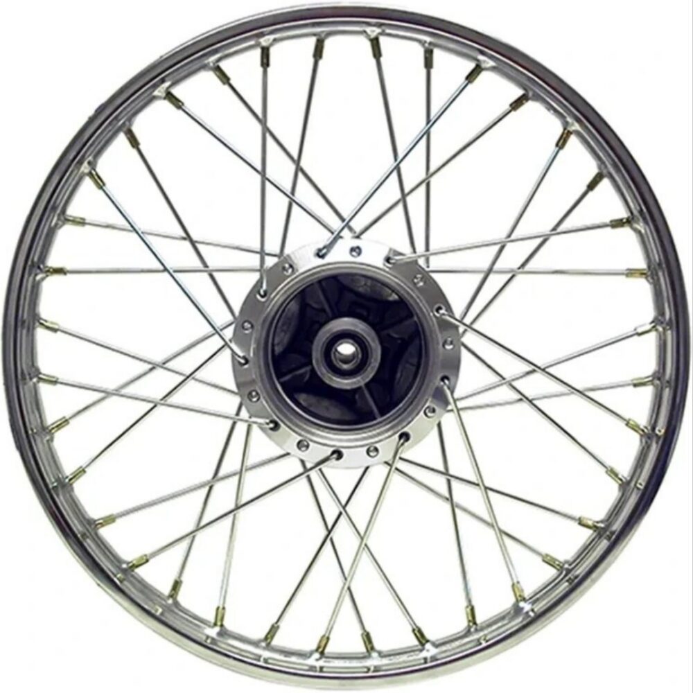 Front wheel with Lyon metal lathed iron rim چرخ جلو با طوقه حدید تراش خورده لیون - Image 1