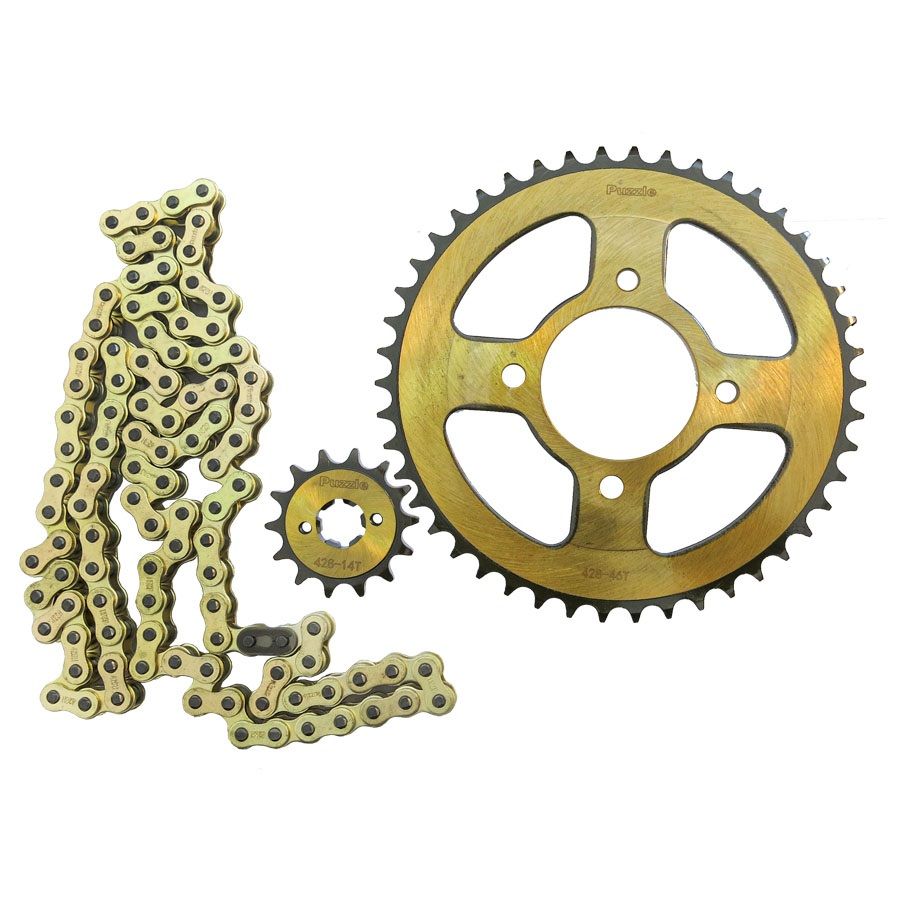 Gold chain zizo ست دنده زنجیر طلایی کامل 402/102H PLUSزیزو - Image 1
