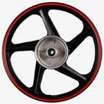 چرخ الومینیومی عقب سوپر 200 (CG125) 300*17 تیوبلس حدیدروان