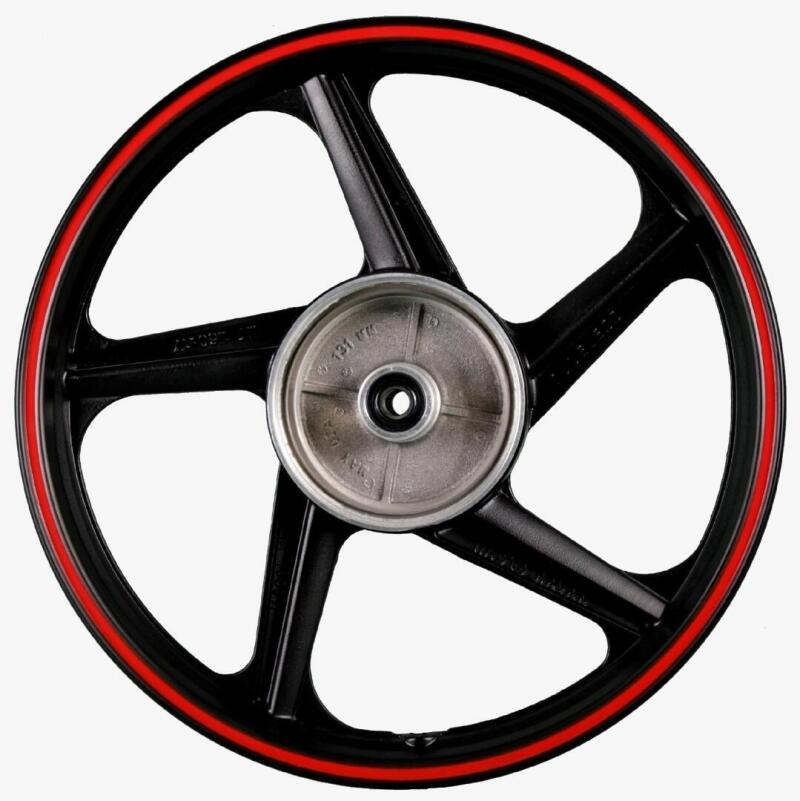 Super 200 (CG125) 300×17 tubeless aluminum rear wh چرخ الومینیومی عقب سوپر 200 (CG125) 300*17 تیوبلس حدیدروان - Image 1