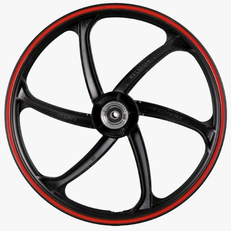 Wave model aluminum front wheel چرخ جلو آلومینیومی مدل wave حدید روان - Image 1