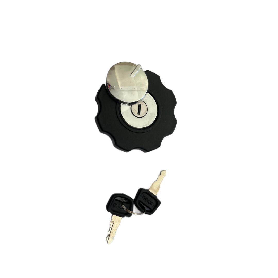 Black CDI tank cap with additional gasket with tec درب باک مشکی CDI با واشر اضافه با کد فنی (B-01-005) (کوکما) - Image 1