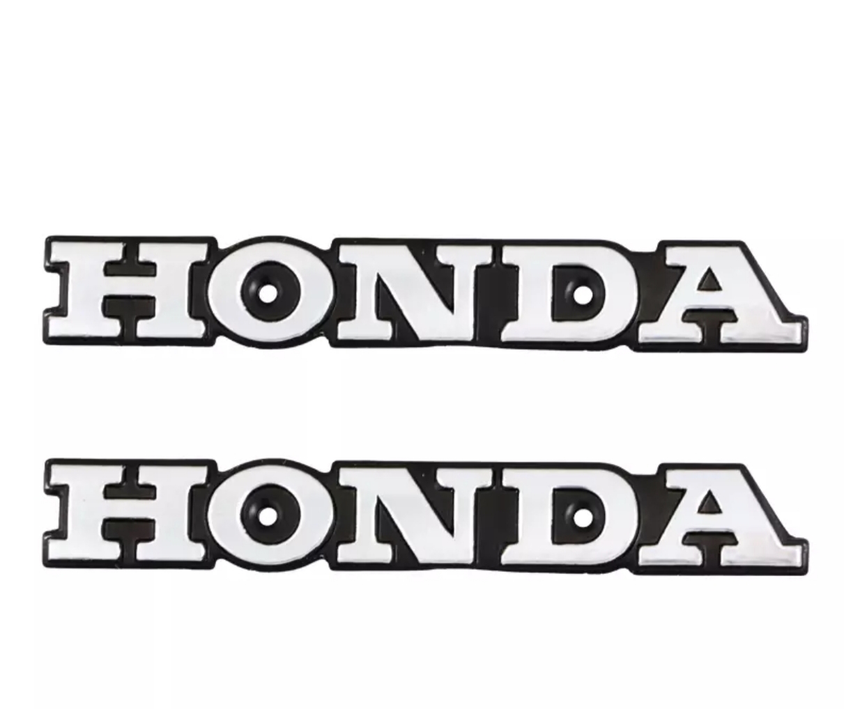 Honda KH steel tank emblem آرم باک استیل هوندا کی اچ - Image 1