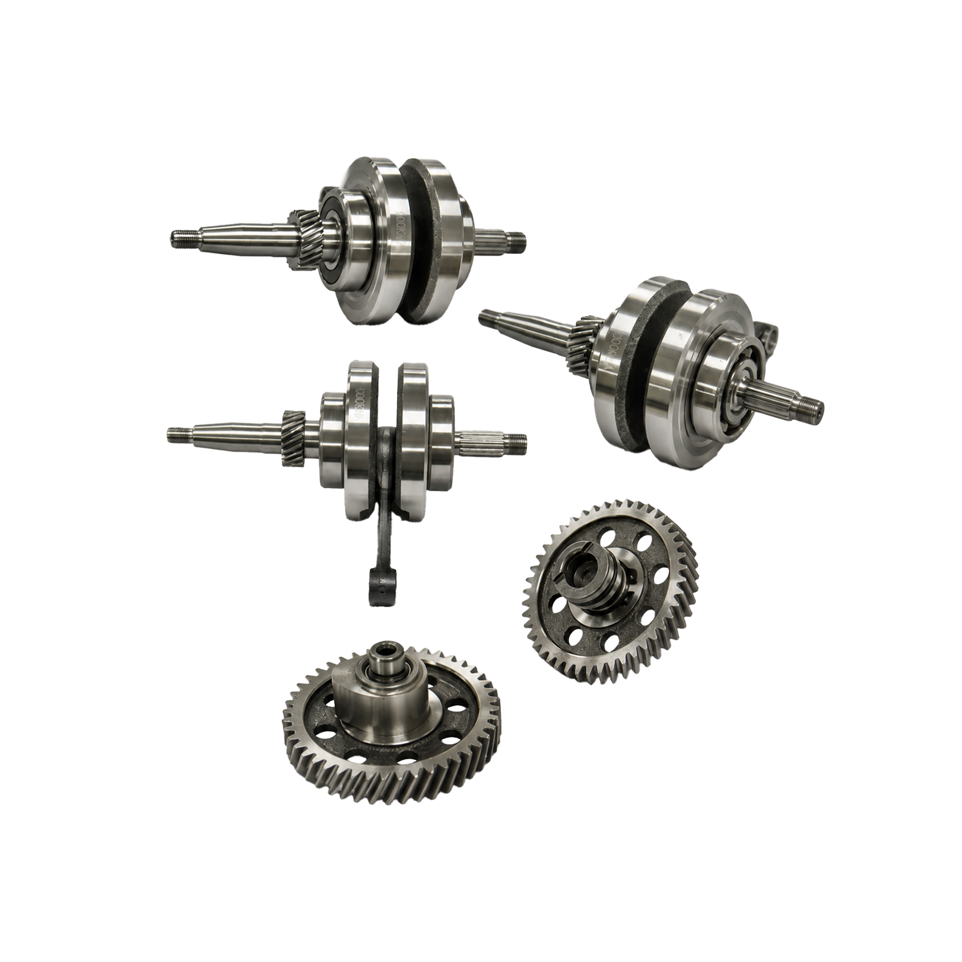Honda 125 crankshaft with timing gear (Kokma) میلنگ هندا 125 با دنده تایم با کد فنی (E-07-003) (کوکما) - Image 1