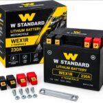 باطری لیتیومی WEX1R9چهار سر باطری منفی و مثبت ۲۳۰ آمپر دبلیو استاندارد